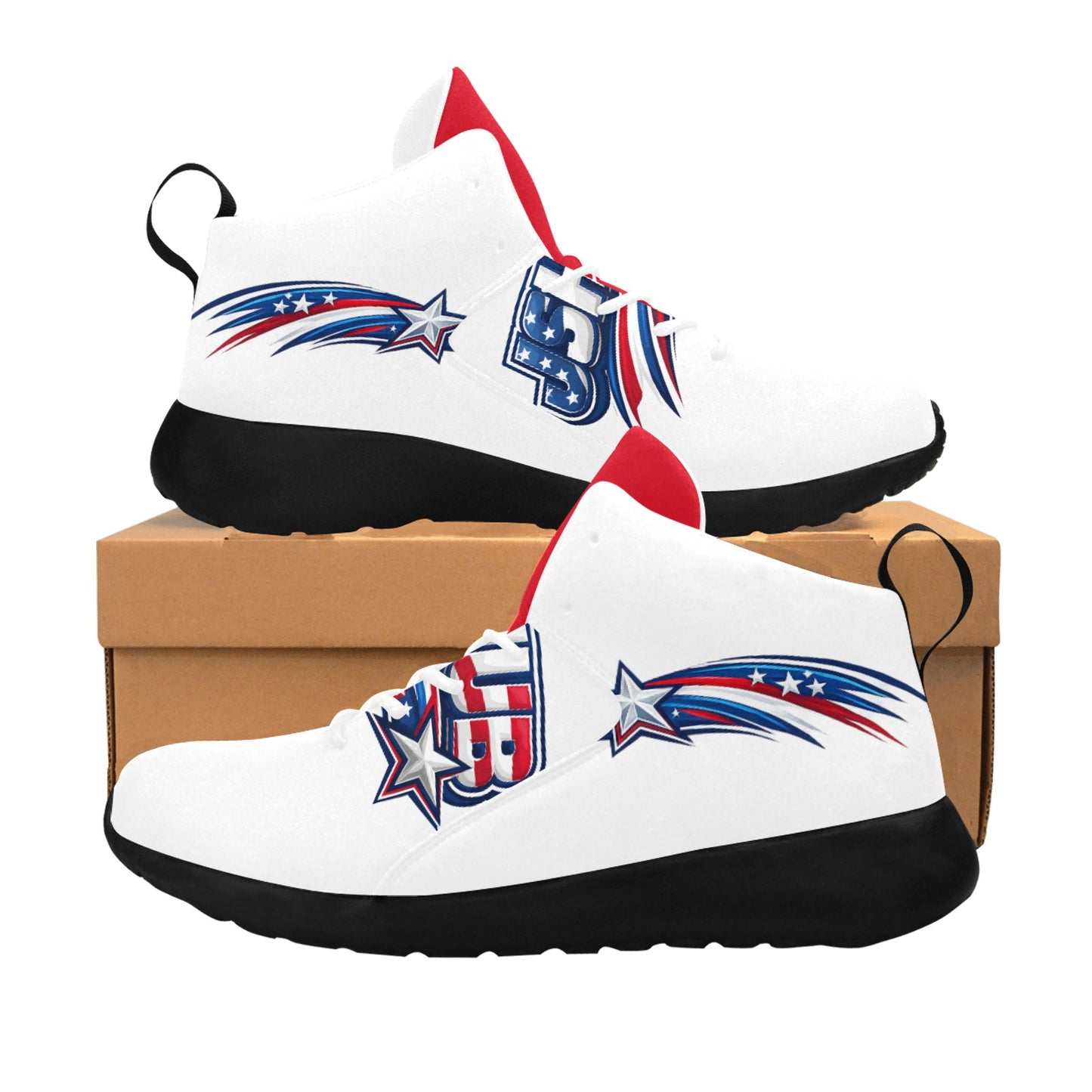 Sneakers Basket USA Uomo Bianche JSHUB Nation Winter 2026 Streetwear