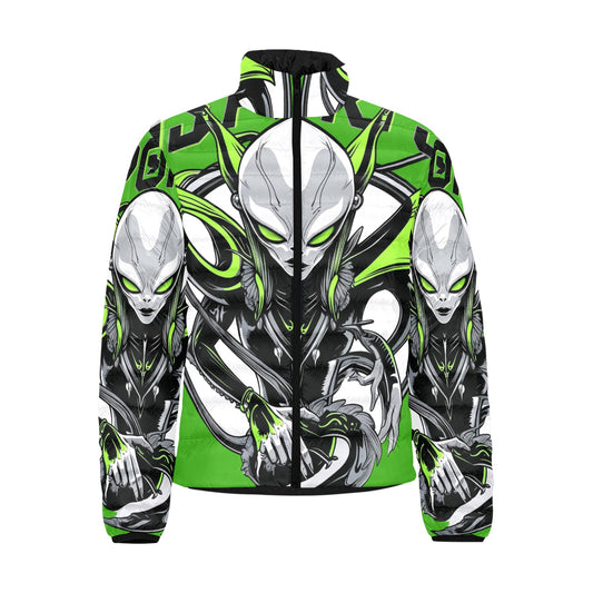 Giacca Bomber Uomo Collezione Xenoflare JSHUB – Base Verde Stampa All Over