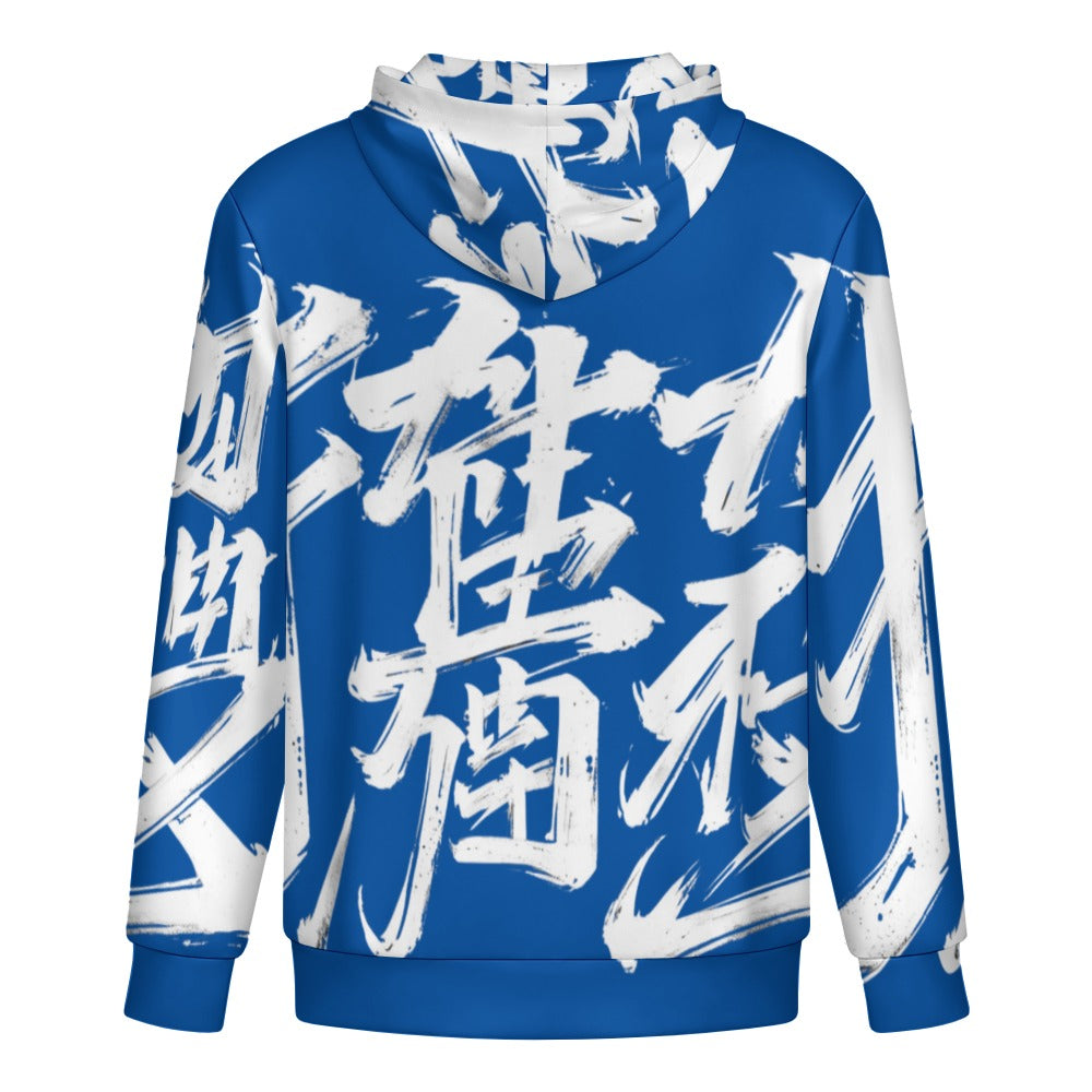 Felpa JSPORTS Momo M06 – Blu Profondo e Bianco Imponente