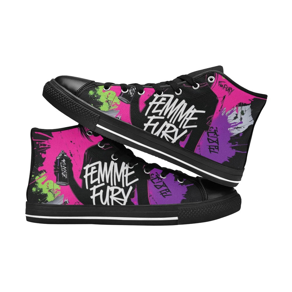 Scarpa alta uomo in tela Femme Fury – Aquila High Top