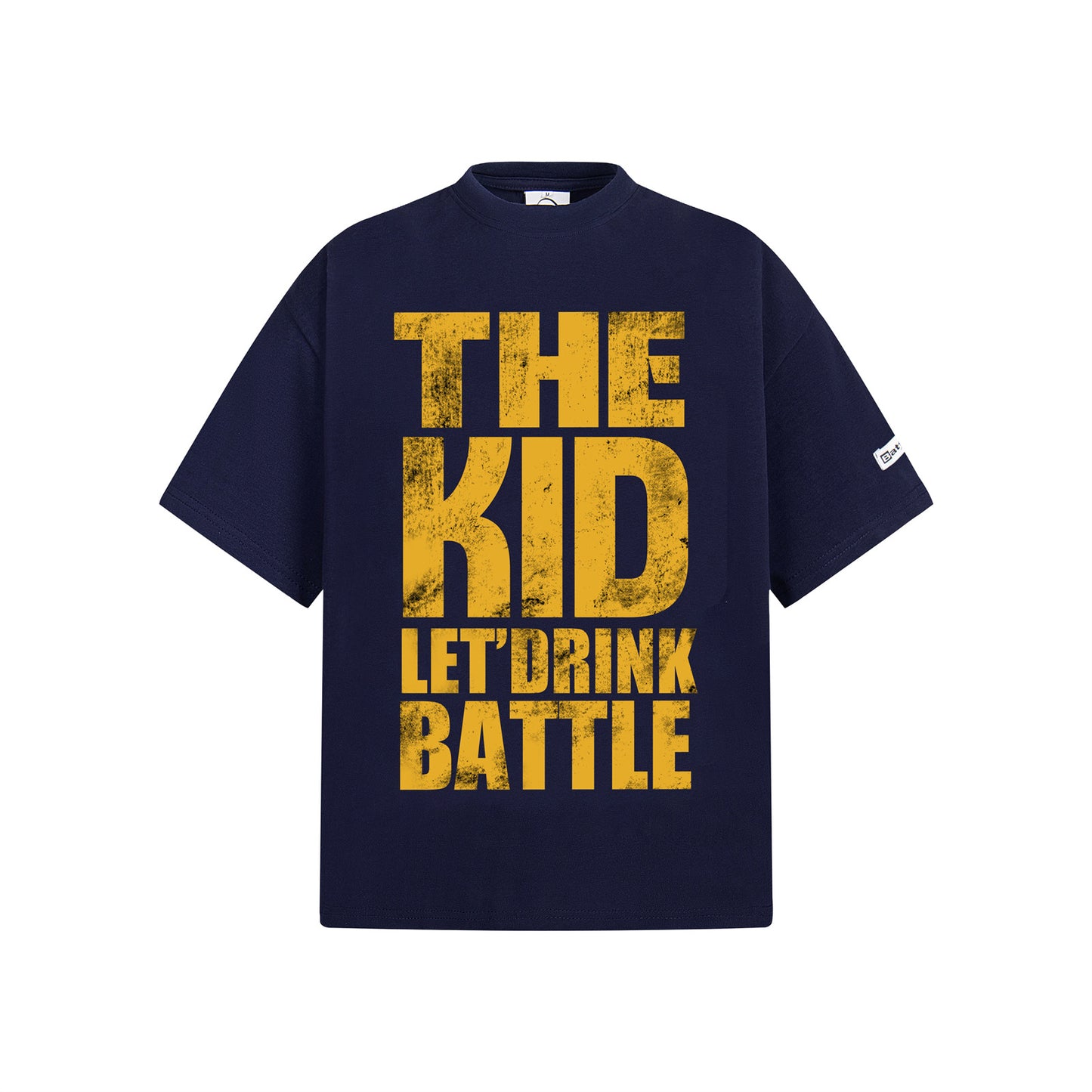 T-shirt Vintage Fade Letters