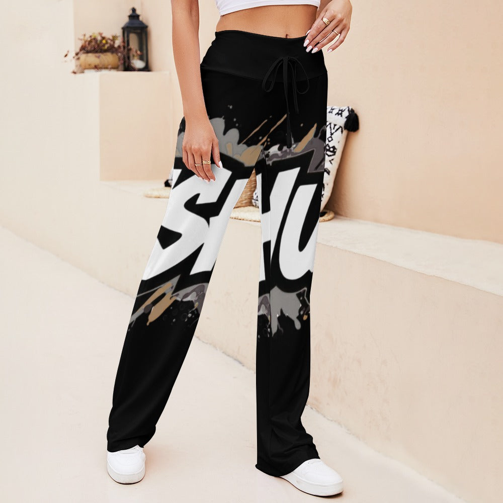 Pantaloni da Yoga JSHub Donna – Comfort e Stile in Bianco e Nero