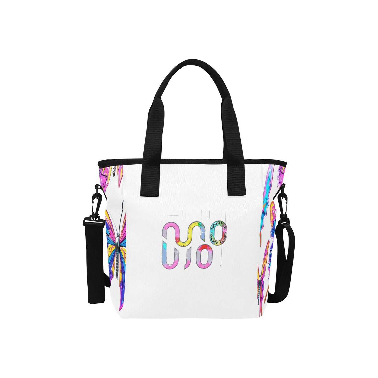 Borsa donna a tracolla Concrete Echoes “Wing of Noise” – Eleganza urbana con anima ribelle