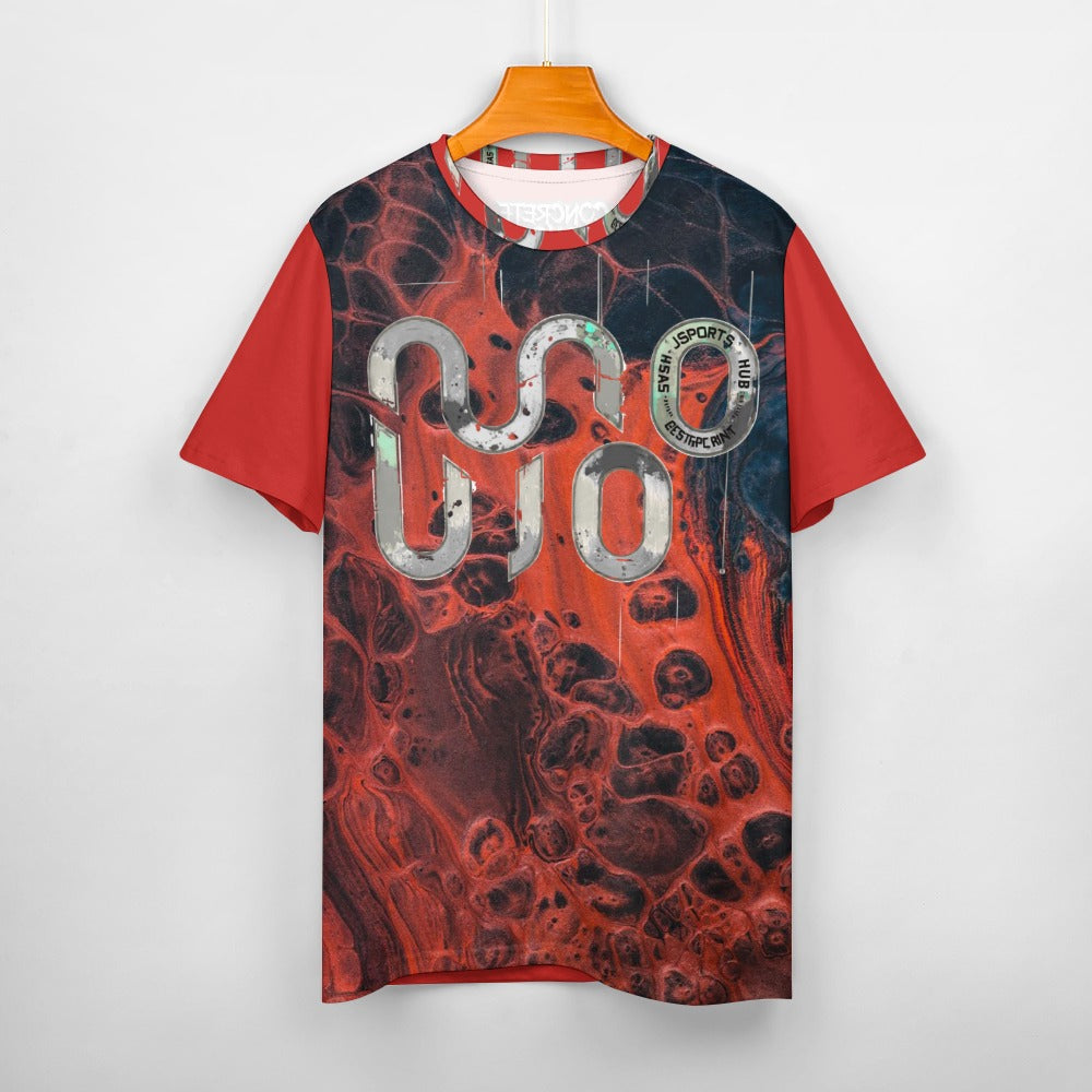 T-shirt Uomo “Concrete Echoes – Lava Drop”