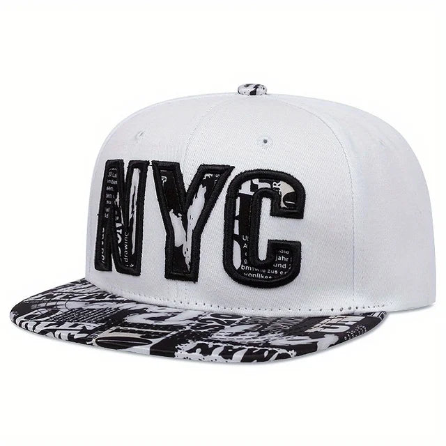 Cappello Flat Brim NYC – Ricamato Icona Hip-Hop