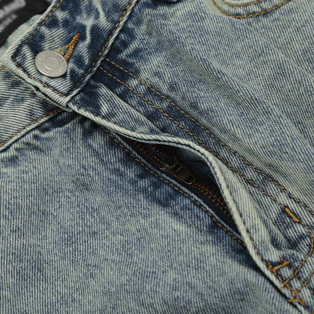 Jeans RetroVibe – Flare Lavaggio Punk