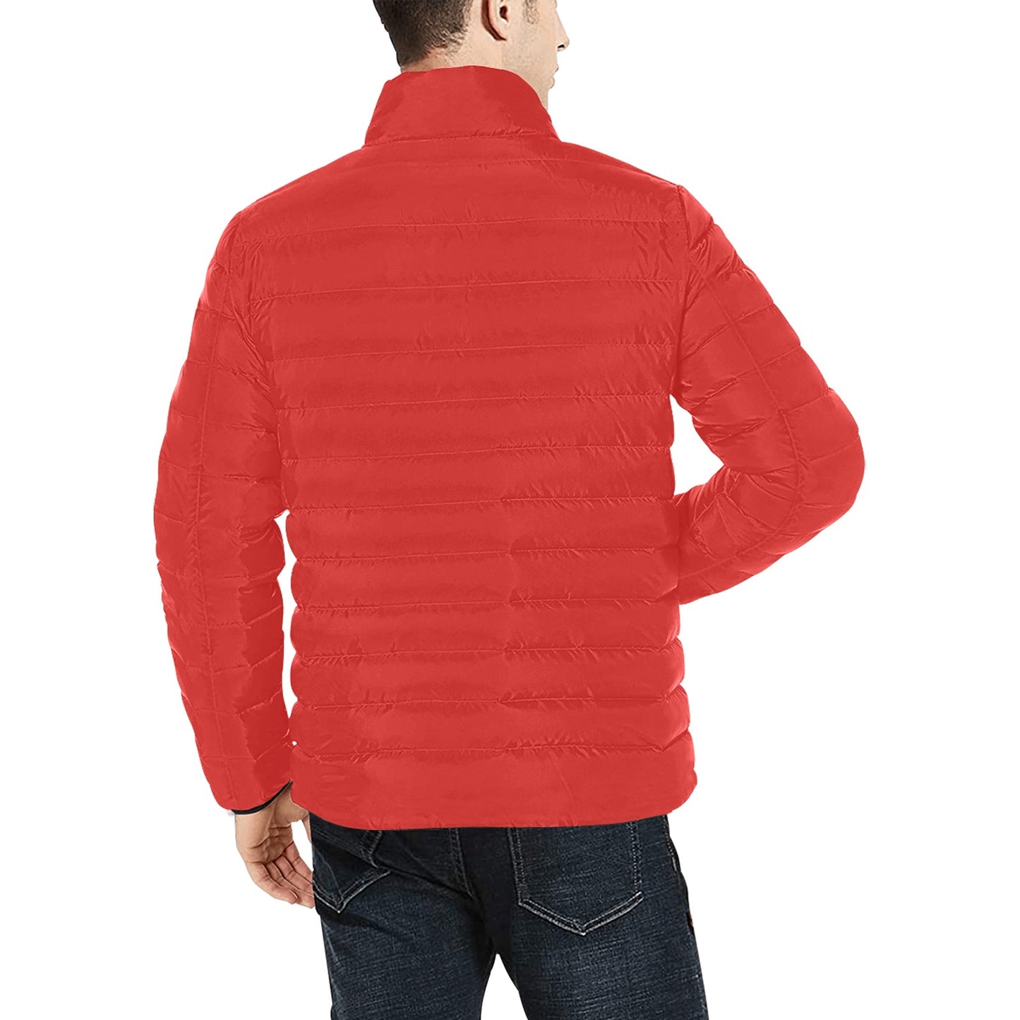 Giacca Bomber Uomo Collezione JSports Mono H18 JSHUB – Quattro Varianti Monocolore con Stampa Centrale Bianca