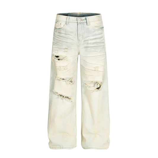 DustReign – Jeans Larghi Distressed