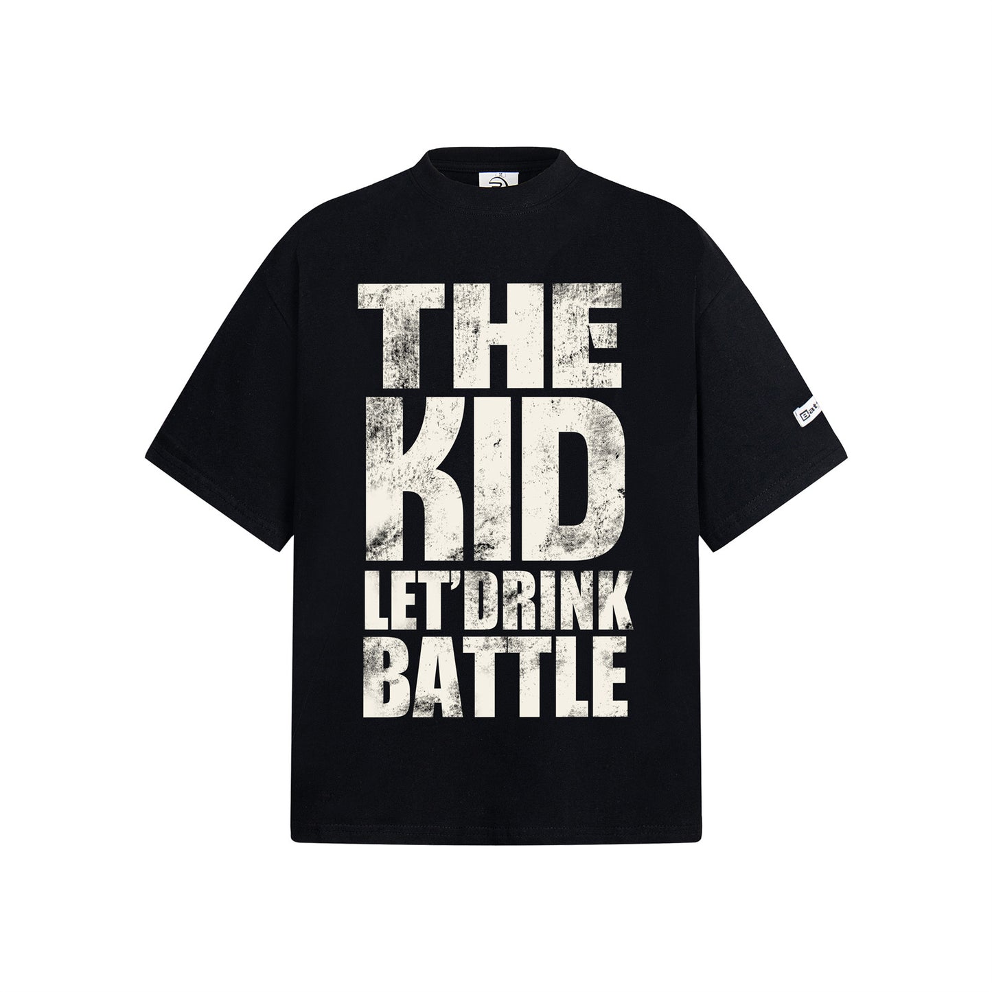 T-shirt Vintage Fade Letters