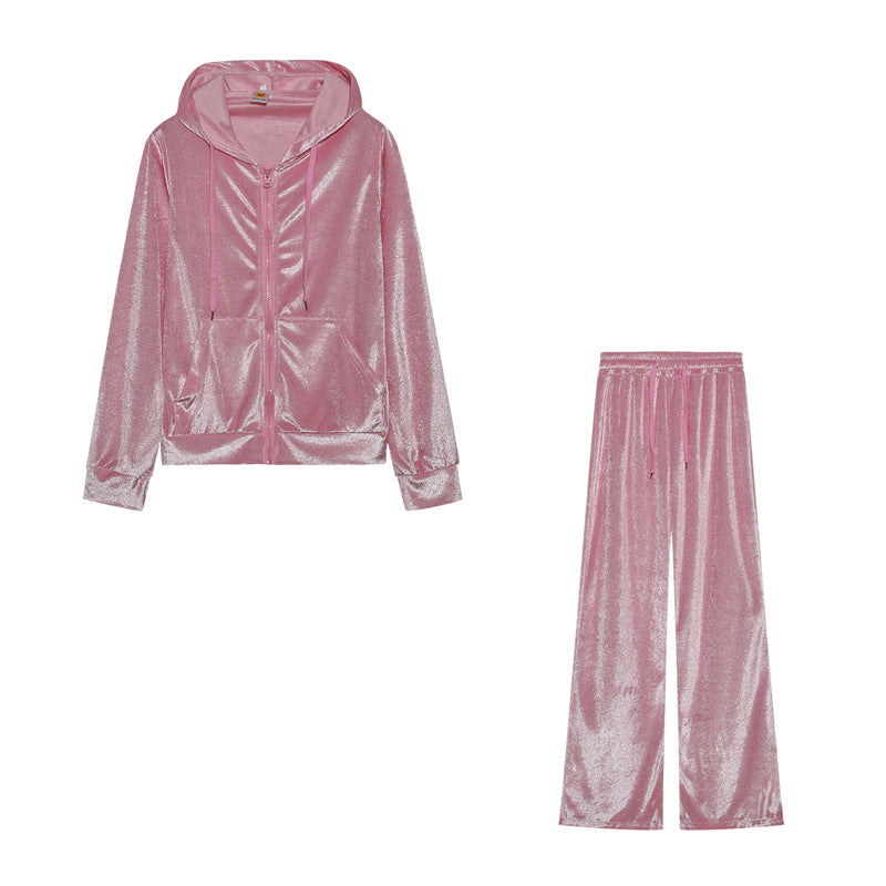 Tuta Donna Velvet Juicy Street Strass Set 2 Pezzi