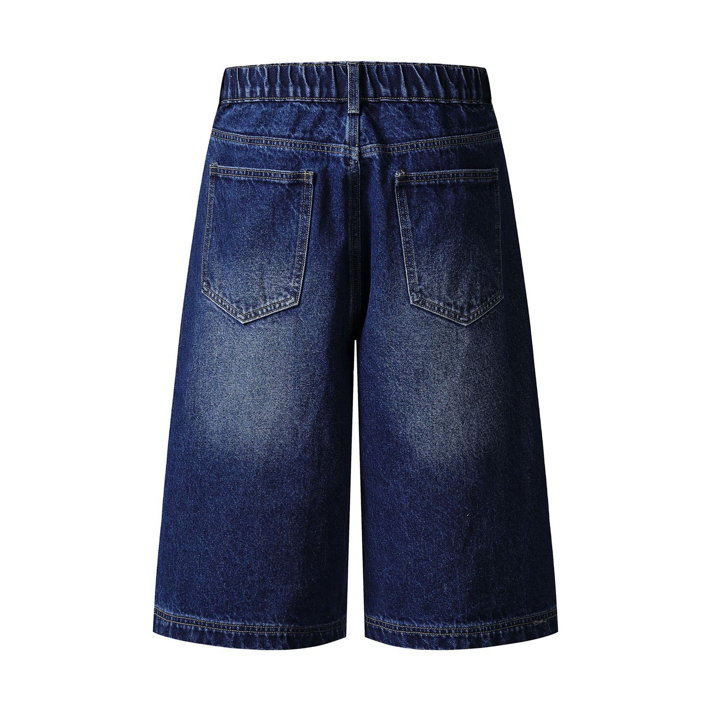 Bermuda “Star Fade” denim 7/8 patchwork retrò
