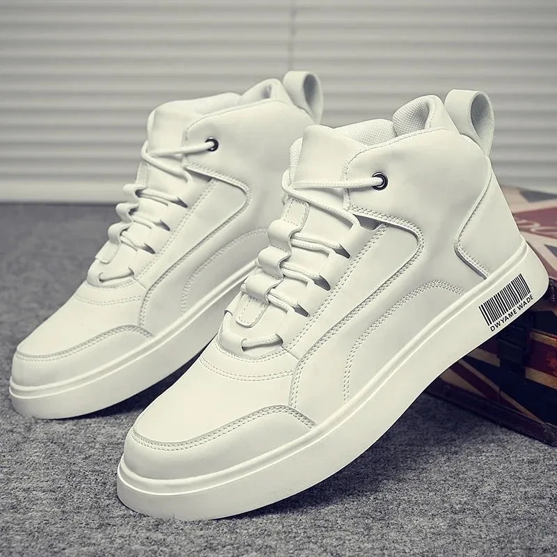 Sneakers Urban Classic Scarpe da Ginnastica Alte da Uomo Moda Casual con Lacci