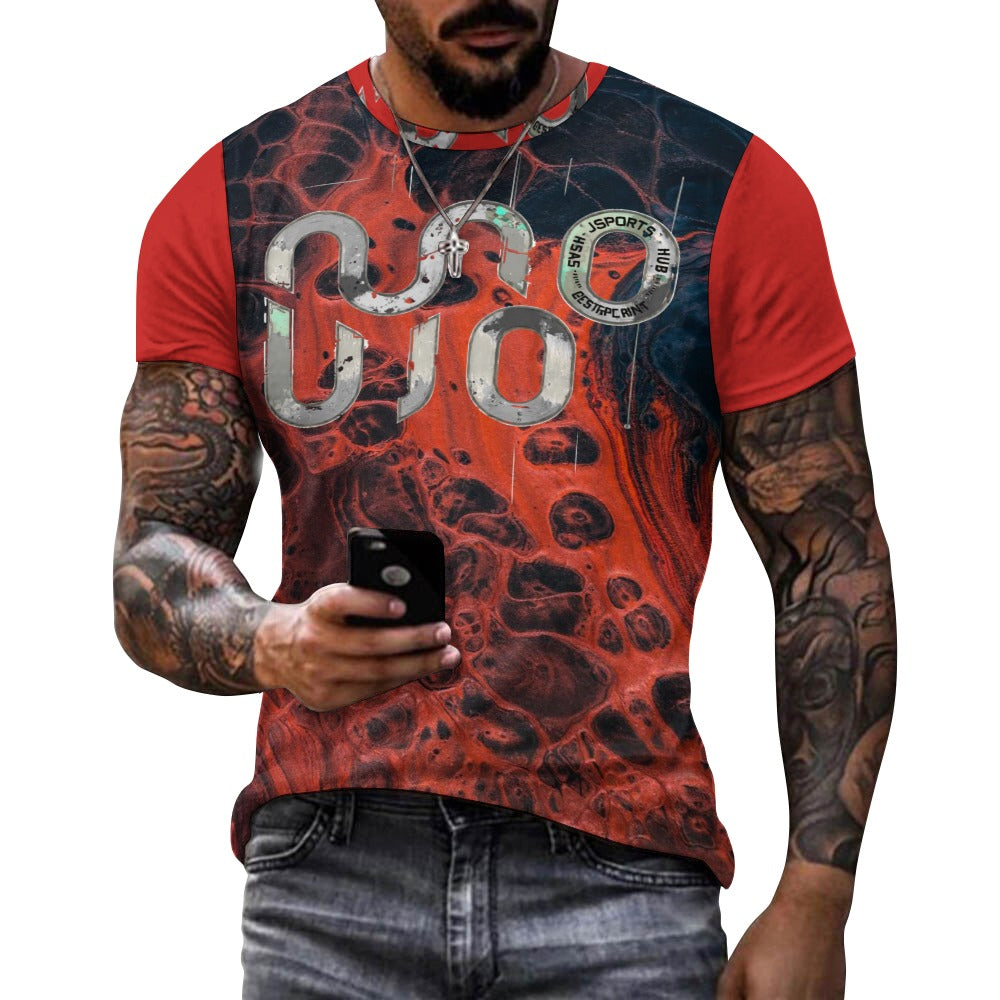 T-shirt Uomo “Concrete Echoes – Lava Drop”