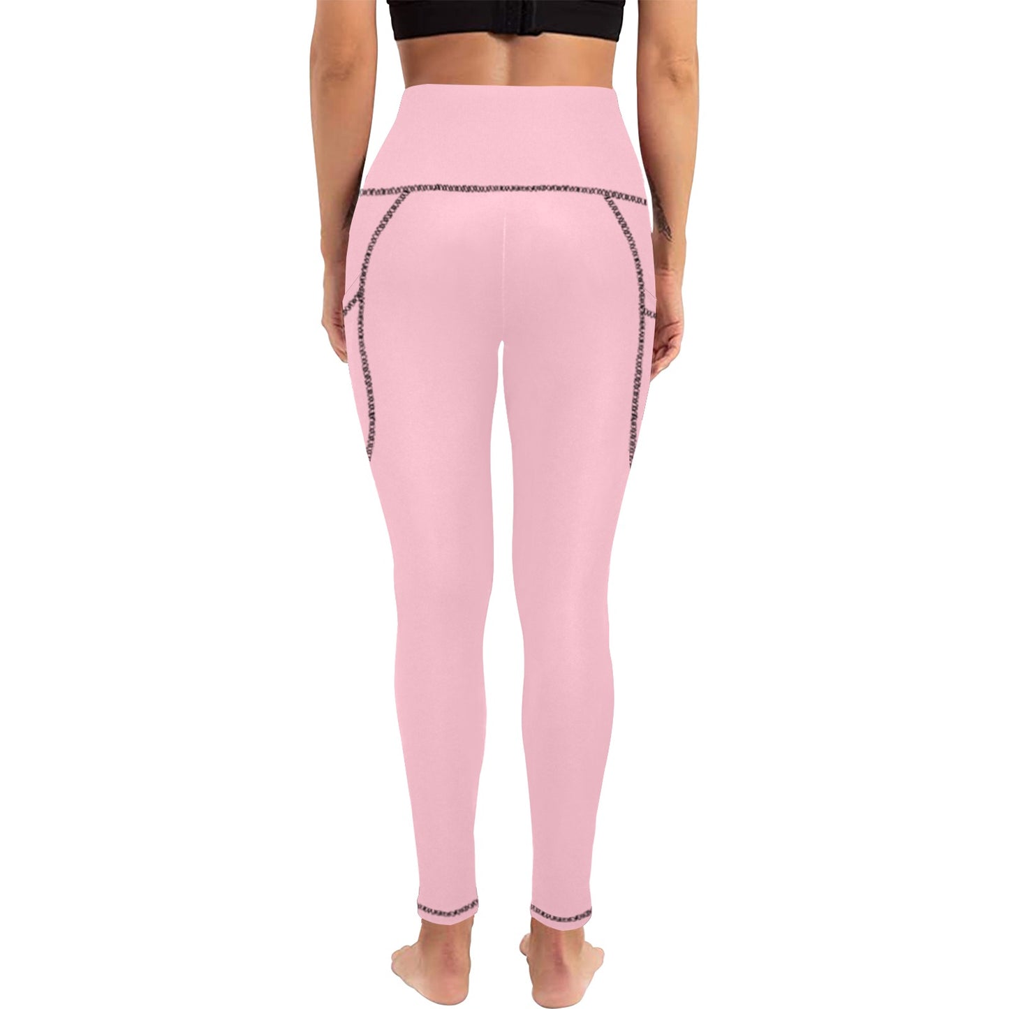 Leggings Donna JSHub All-Over con Tasche – Collezione Urban Streetwear 2025