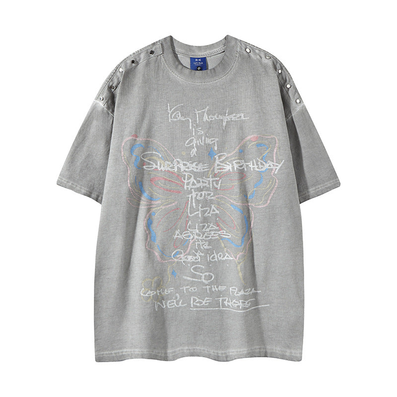 T-Shirt Butterfly Punk