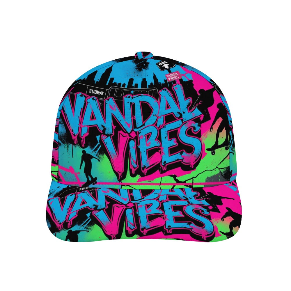 Cappello Vandal Dome  – Visiera curva nero streetwear unisex