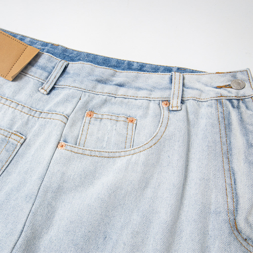 Jeans Uomo Patchwork