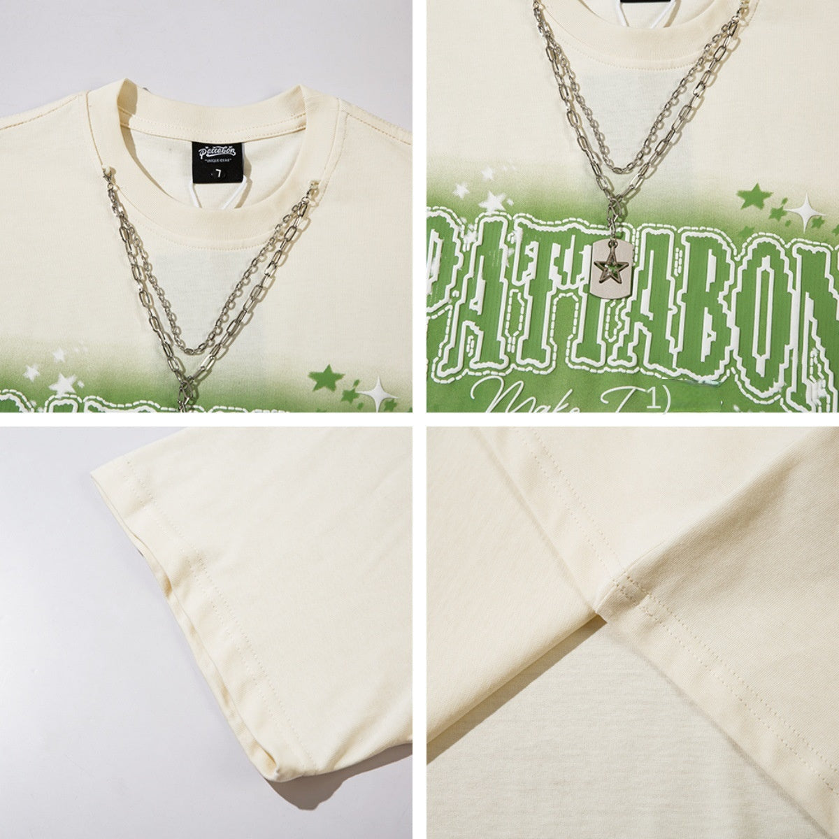 T-shirt Foam Chain Drop