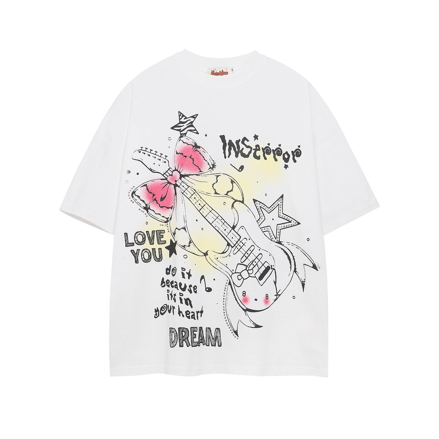 T-Shirt Guitar Vibes Loose Tee