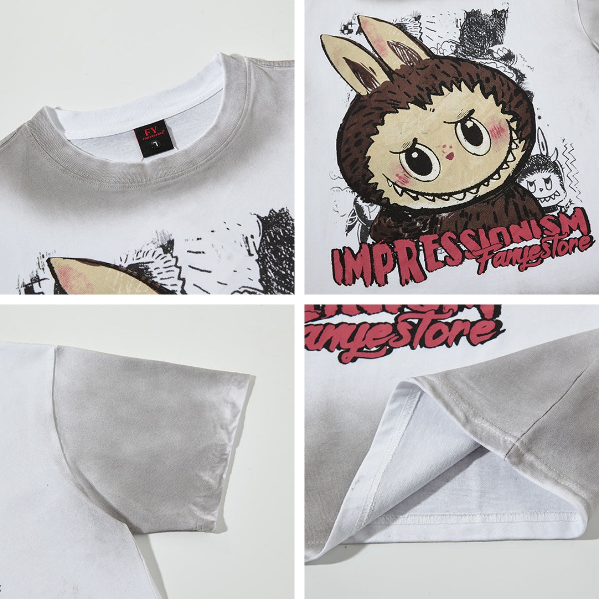 T-shirt Cartoon Spray Street