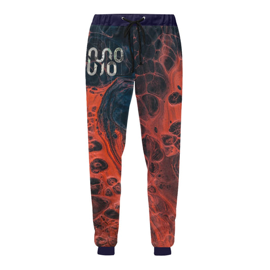 PANTALONE Concrete Echoes – Lava Flow Joggers