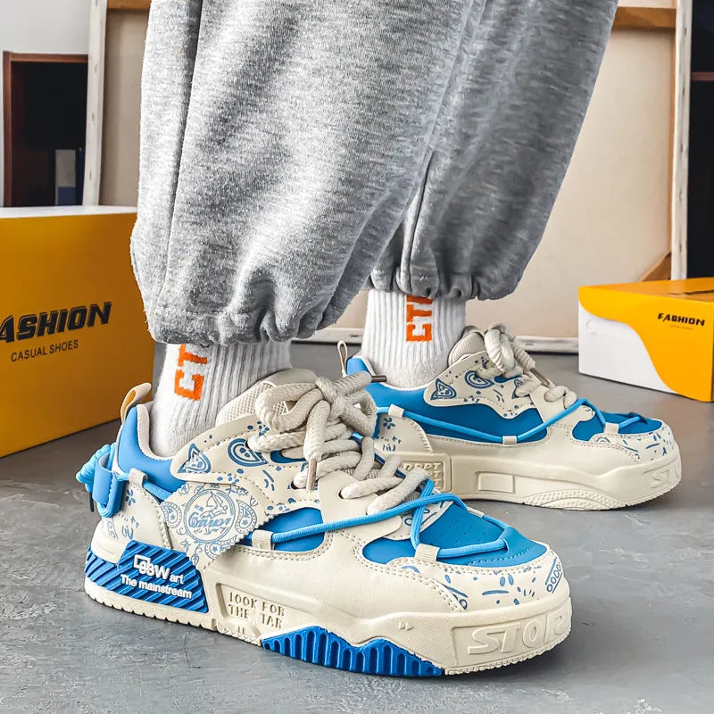 Sneakers Street Glide Scarpe da Tavola Casual Traspiranti Uomo