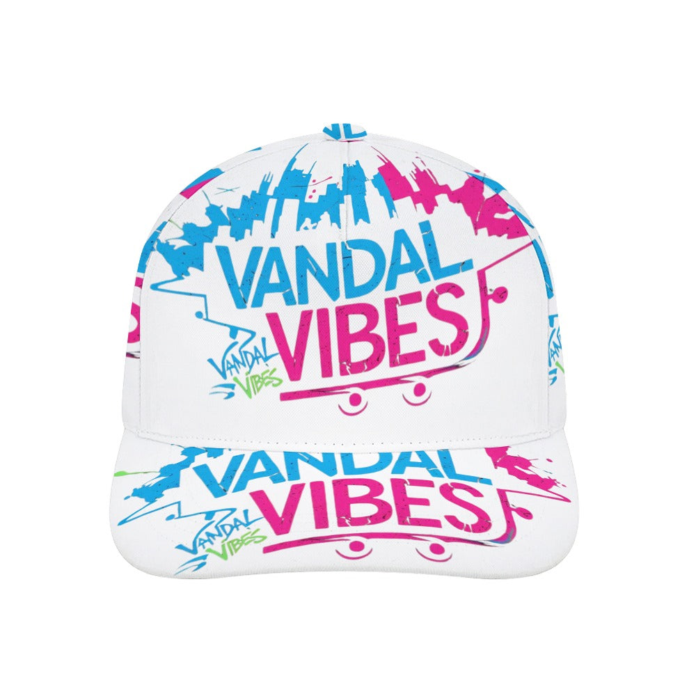 Cappello Vandal Dome  Visiera curva bianco streetwear