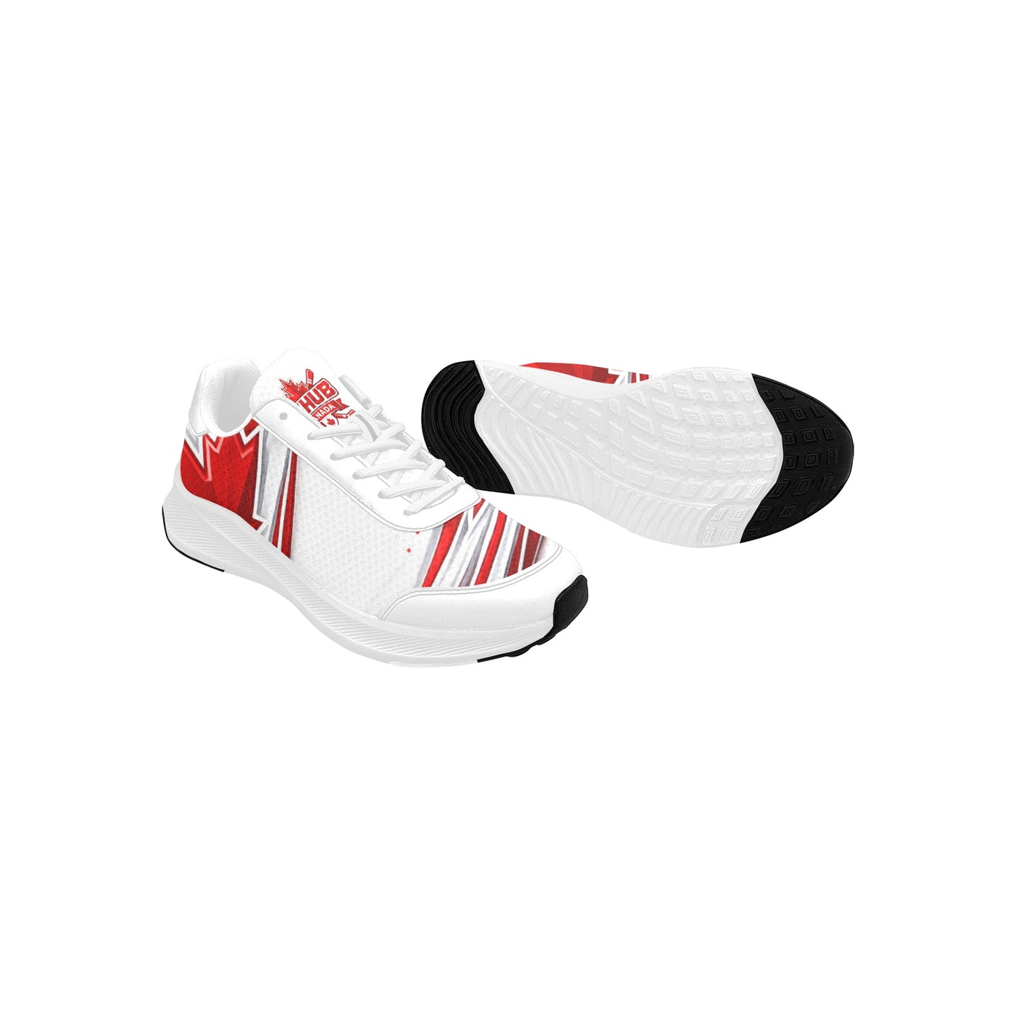 Sneakers Running JSHUB Canada NationWinter 2026 – Scarpe Sportive Bianche con Inserti Minimal