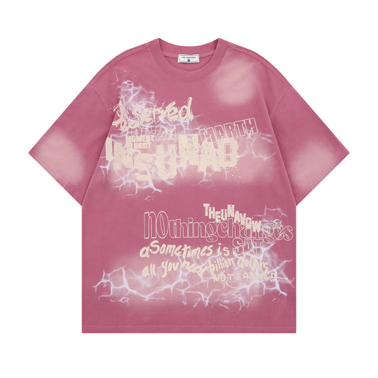 T-shirt Graffiti Numeric Letters