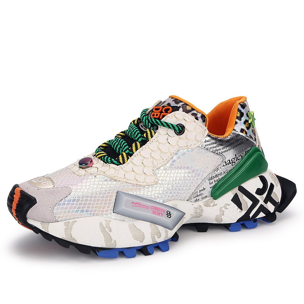 Sneakers MeshVibe – Scarpe da Donna con Suola Spessa in Rete Traspirante