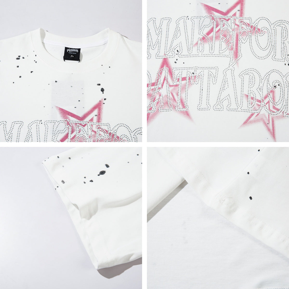 T-shirt Star Splatter Ink