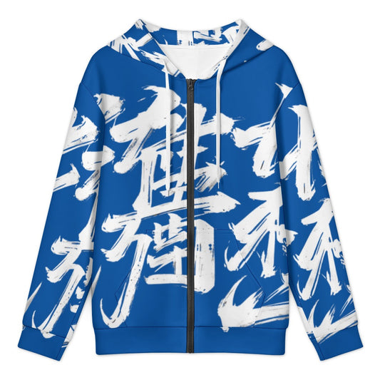 Felpa JSPORTS Momo M06 – Blu Profondo e Bianco Imponente