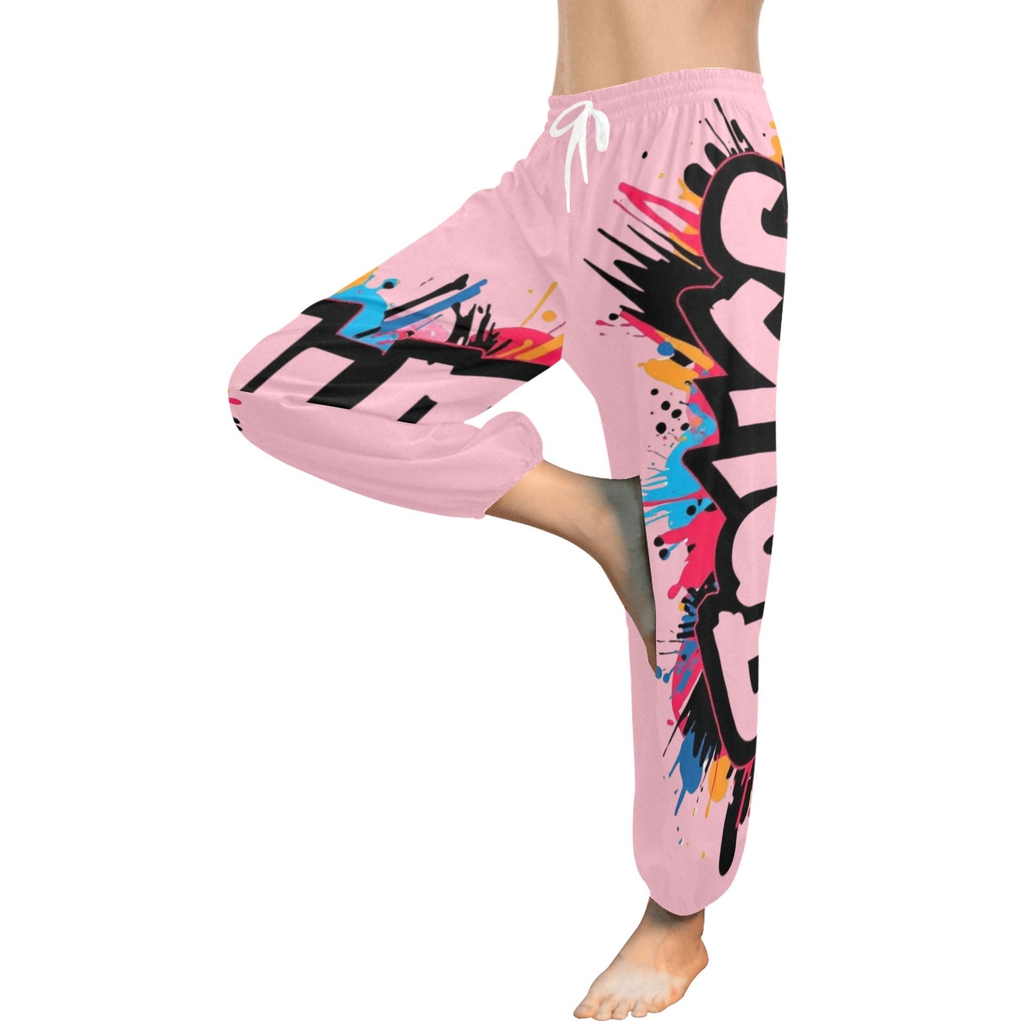 Pantaloni Harem Donna JSHub – Stile Casual con Stampa All-Over