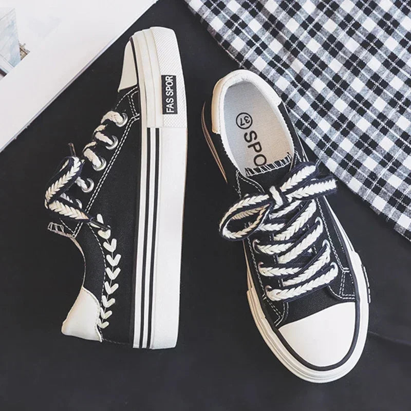 Sneakers Platform Canvas Gravity