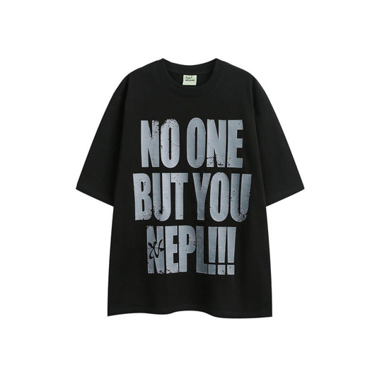 T-shirt Distressed Letter