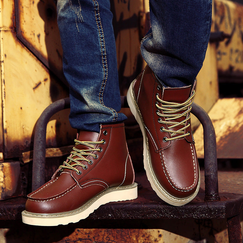 JSHUB Heritage Work Boots Uomo in Pelle