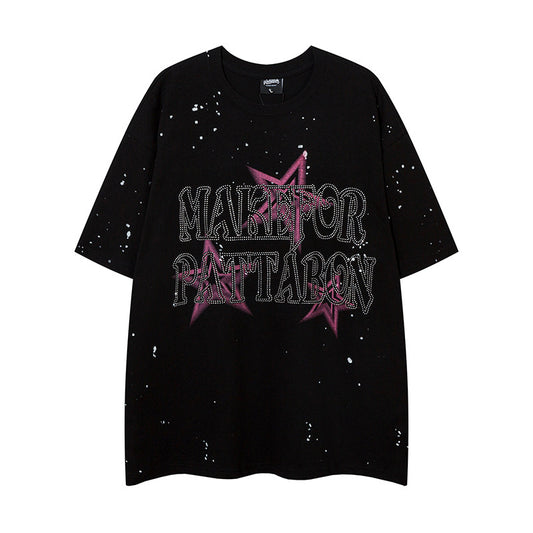 T-shirt Star Splatter Ink
