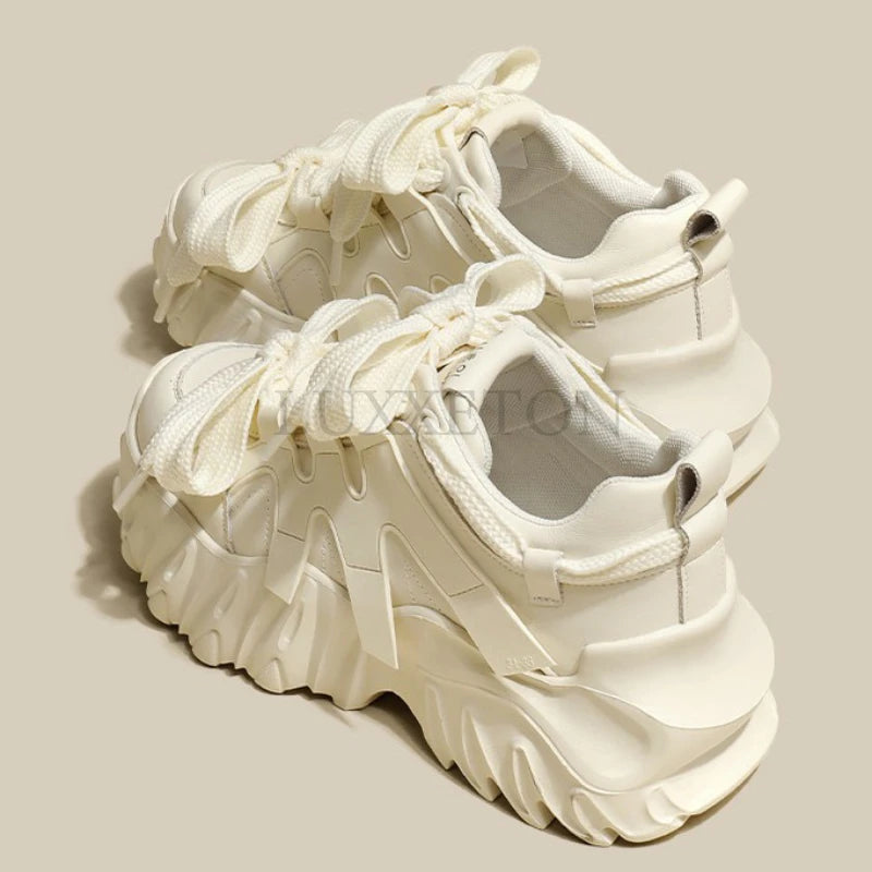 Sneakers Piattaforma Donna – Scarpe Casual Leggere e Traspiranti con Mesh