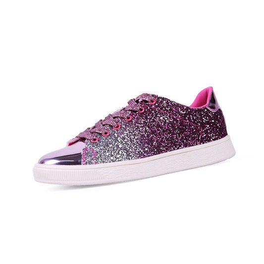 Sneakers Donna Bling Rush – Glitter Flat Shine
