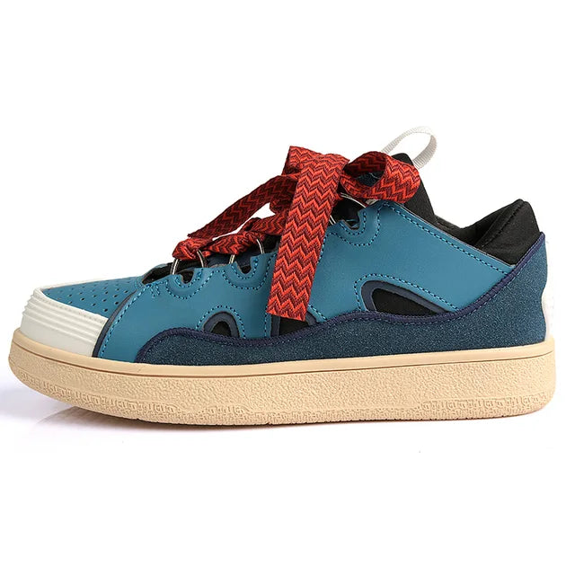 Sneakers Donna in Pelle Scamosciata con Stampa Leopardo