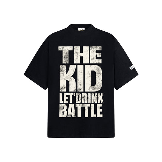 T-shirt Vintage Fade Letters