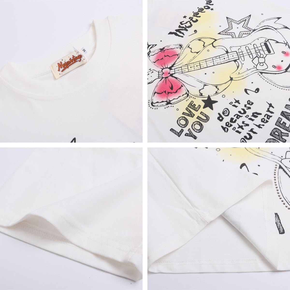 T-Shirt Guitar Vibes Loose Tee