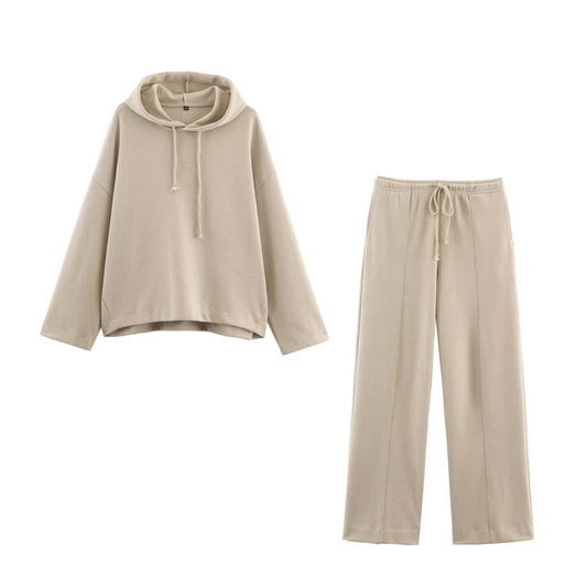 Set Donna Urban Retro Soft Hoodie & Wide Pants JSHUB