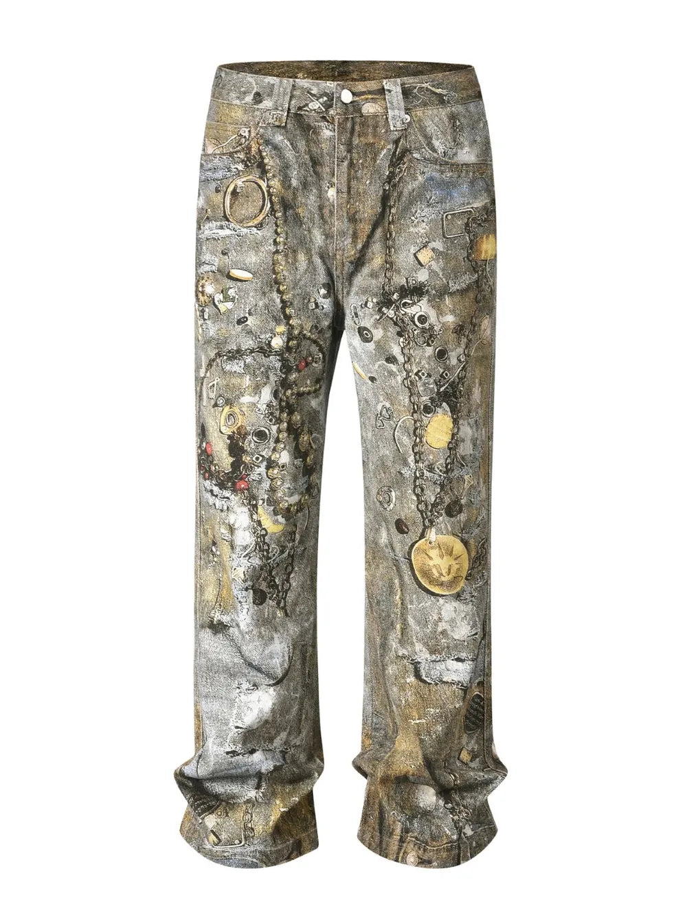 Jeans Camo Pocket Loose