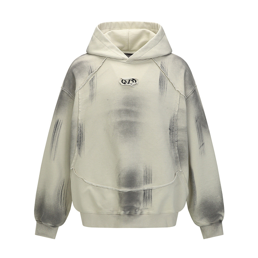 JSHUB Old Punk Distressed Hoodie Loose Fit