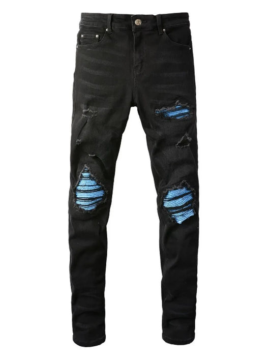 Jeans Skinny Black Washed