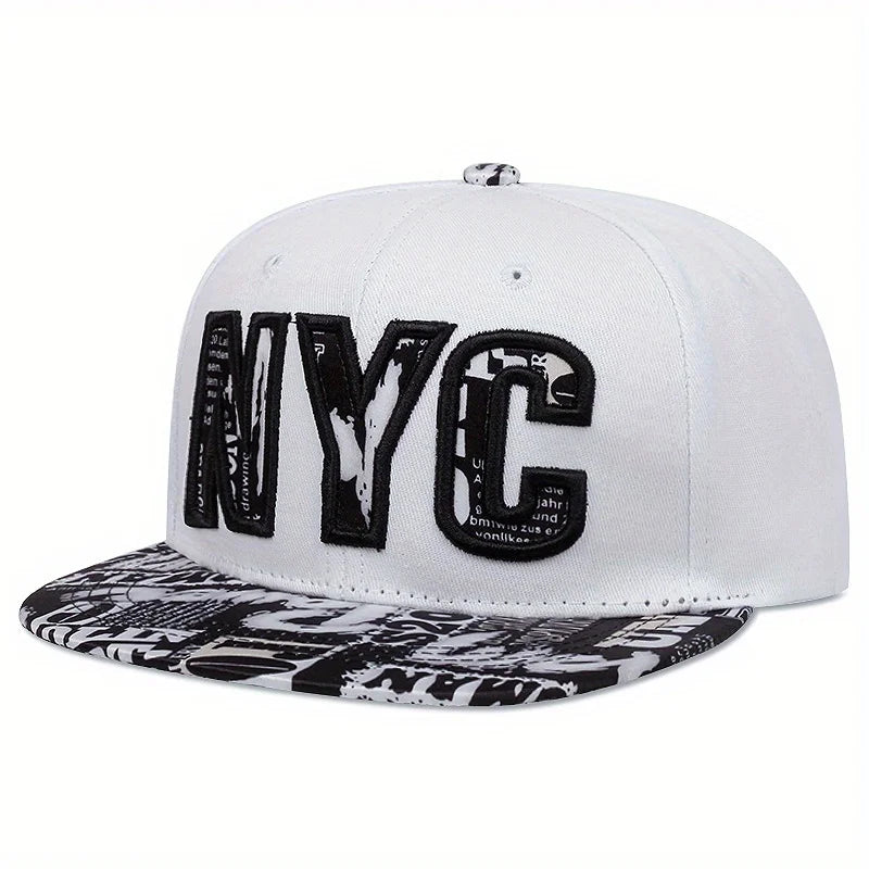 Cappello Flat Brim NYC – Ricamato Icona Hip-Hop