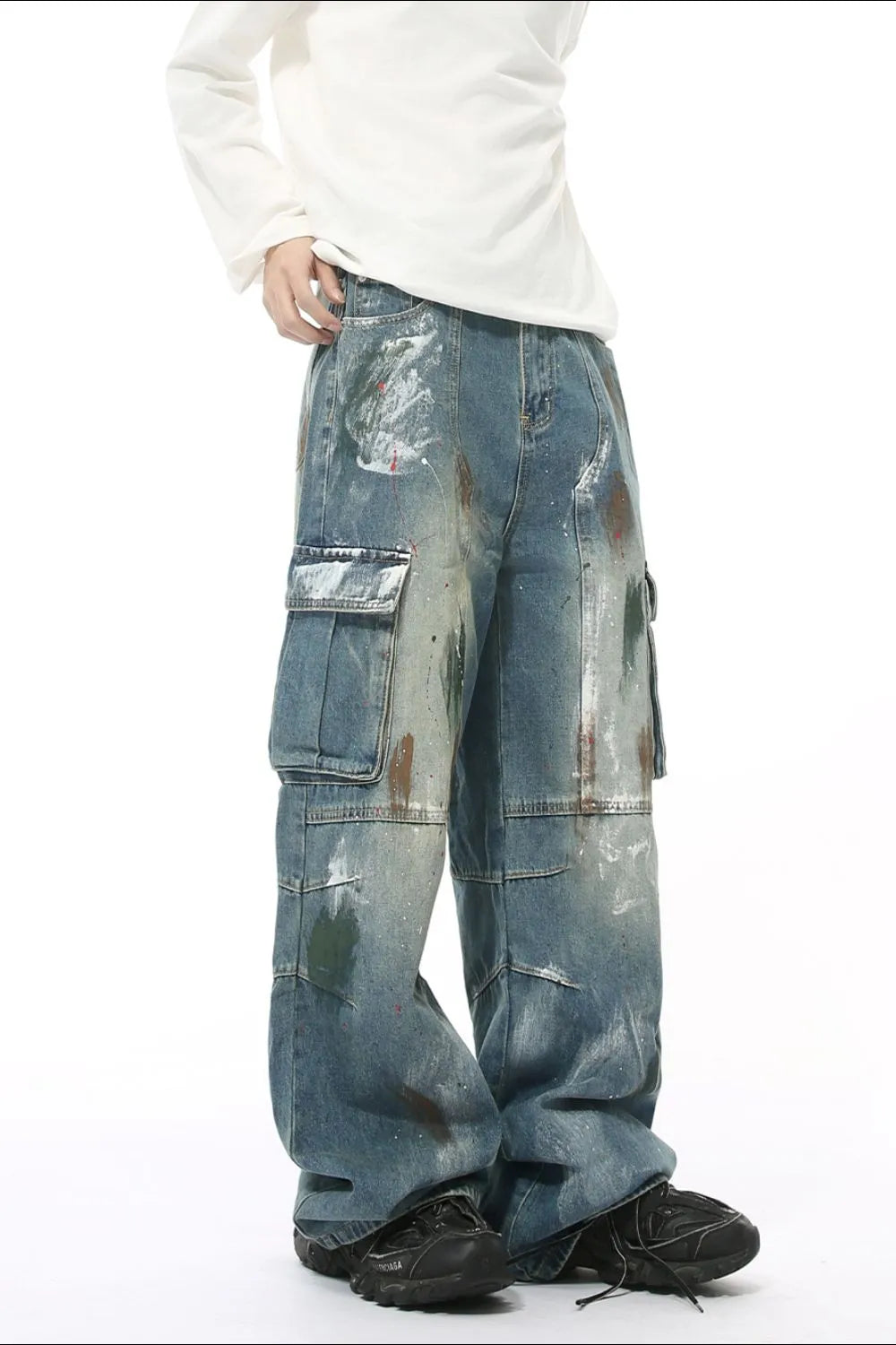 Jeans Cargo Waste Soil