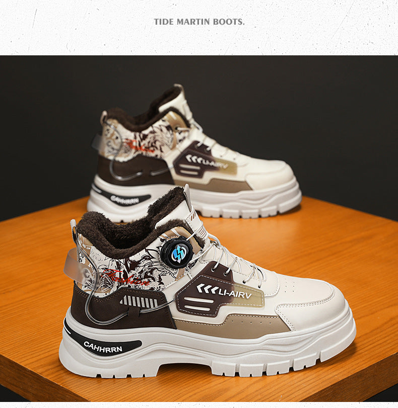 Stivali Martin Uomo UrbanTrail Suola Spessa Impermeabile Antiscivolo