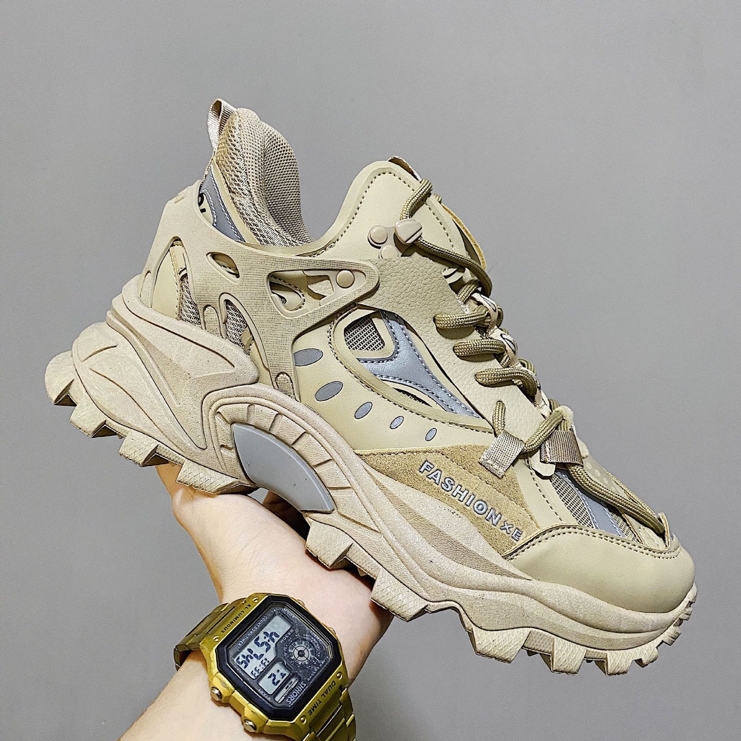 Sneakers Uomo JSHUB Urban Grid SS26 Streetwear Suola Spessa